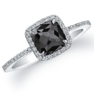 Beautiful black diamond engagement rings