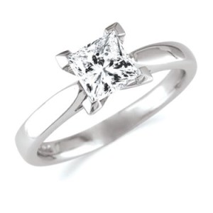 cute princess cut diamond rings