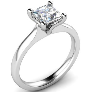 elegant princess cut diamond engagement rings