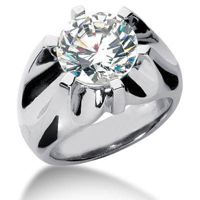 large mens diamond solitaire rings