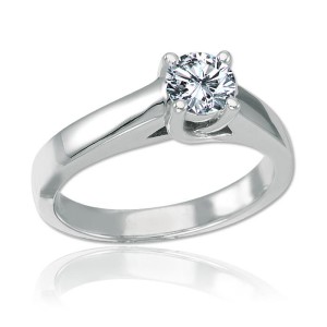 princess cut diamond solitaire rings