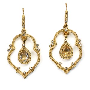 beautiful gold chandelier earrings