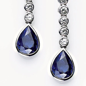 beautiful sapphire earrings