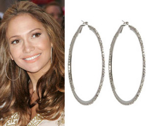 elegant large hoop earrings