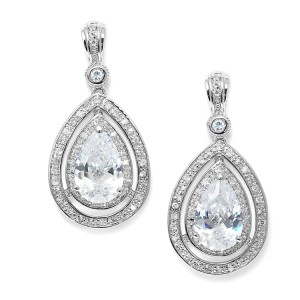 elegant vintage wedding earrings