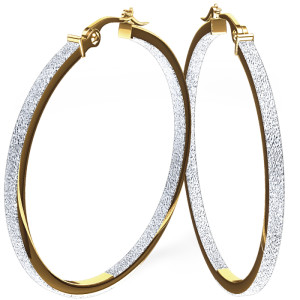 exquisite gold big hoop earrings