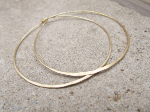 sophisticated extra large hoop earrings